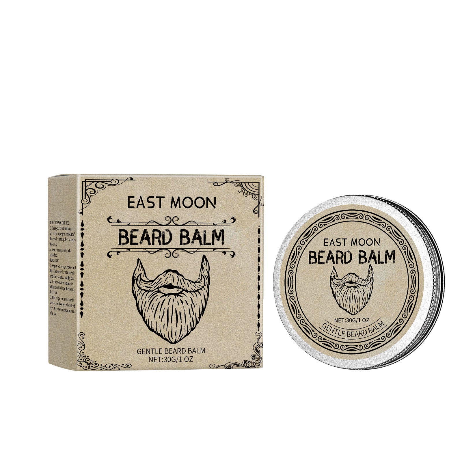 Leather Beard Care Wax Nourishes And Hydrates Hair Care Wax For Men