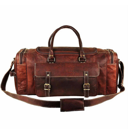 Vintage Traveler Weekender Duffle Bag