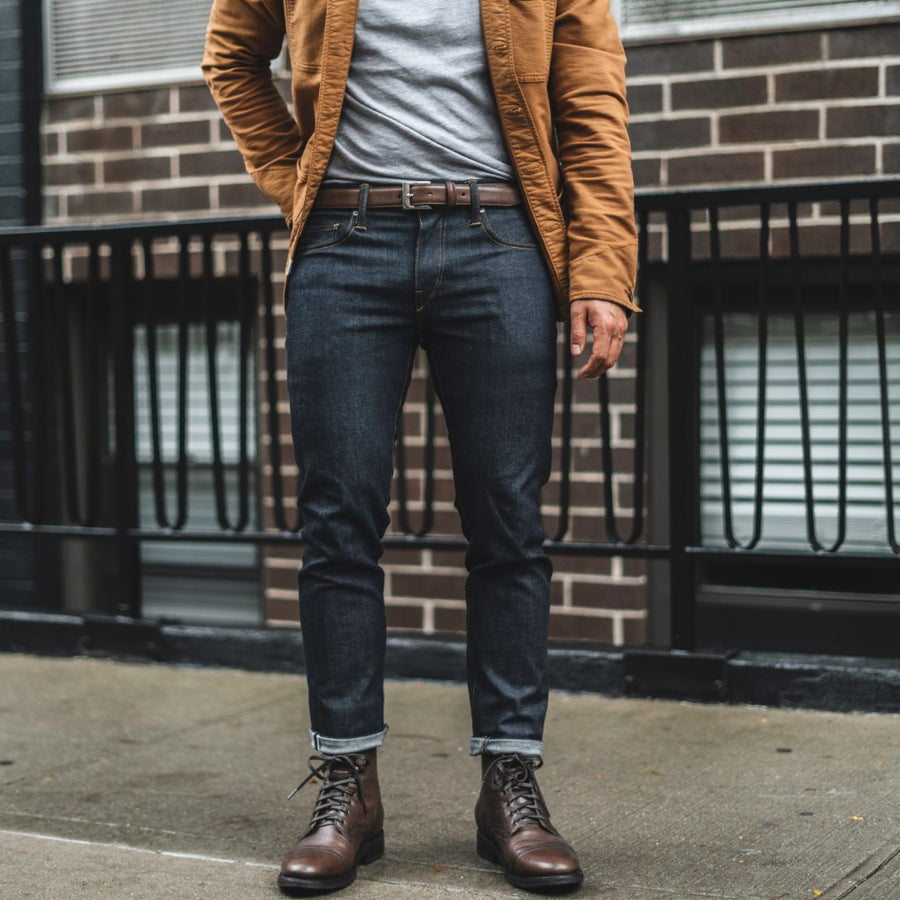 Men's Classic Leather Belt | Old English