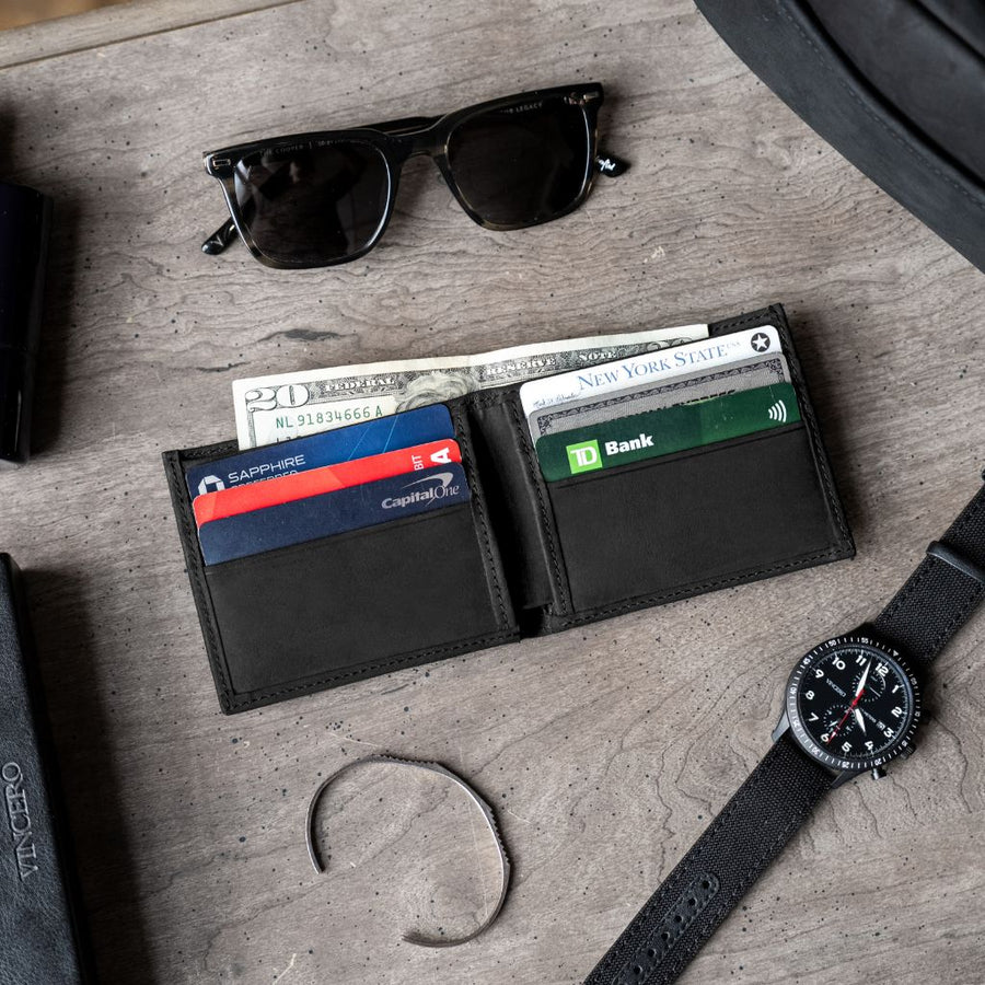 Bifold Wallet | Black Matte