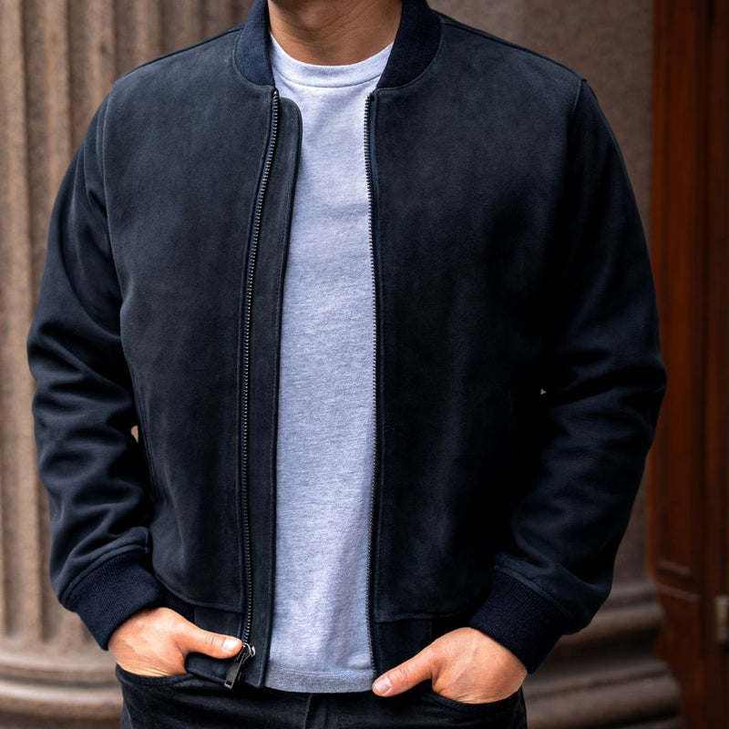 Bomber Jacket | Navy