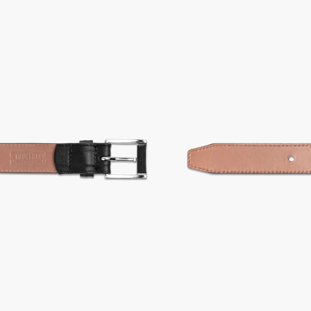 Men's Classic Leather Belt | Black