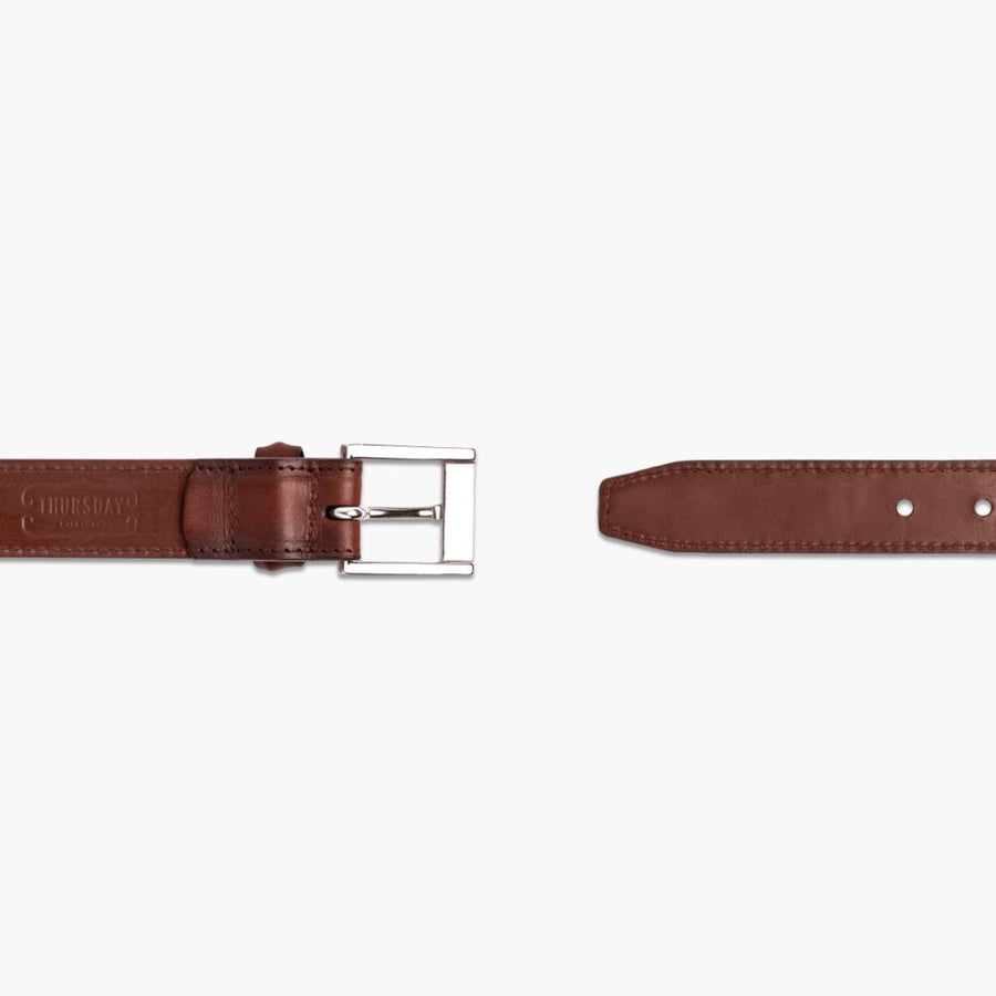 Men's Classic Leather Belt | Brandy