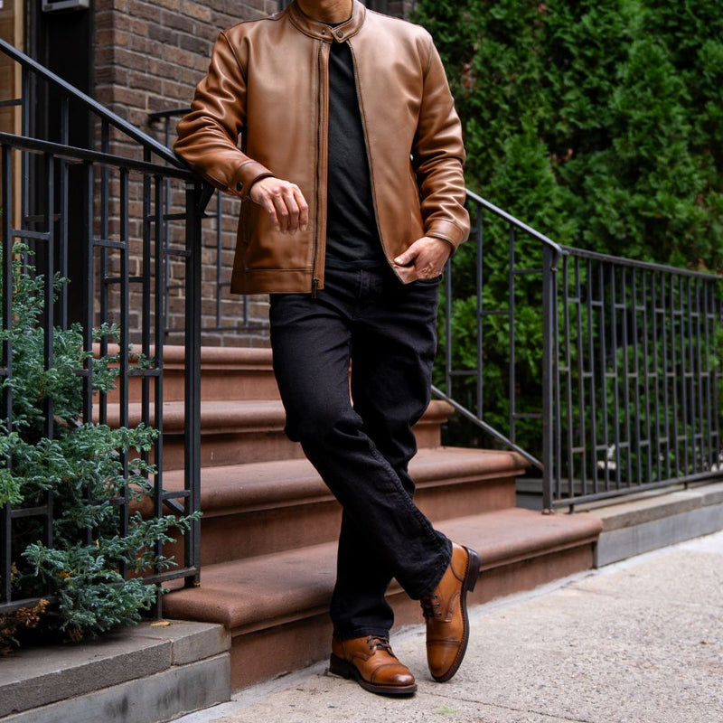 Racer Jacket | Toffee