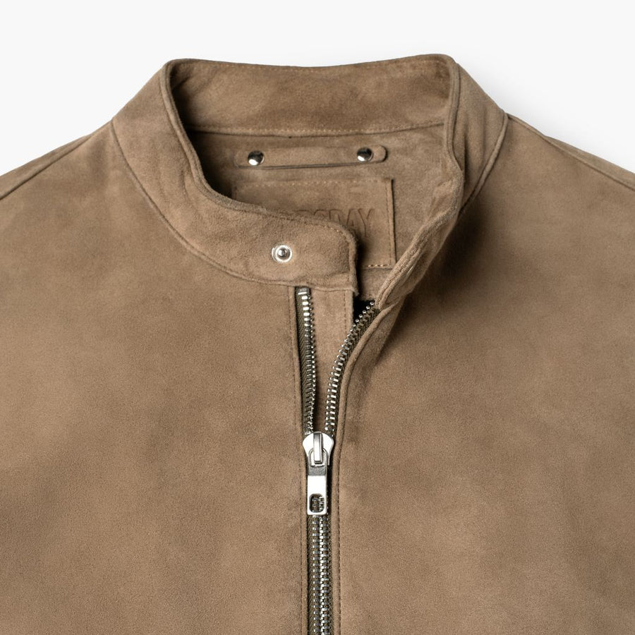 [S] Racer Jacket | Taupe