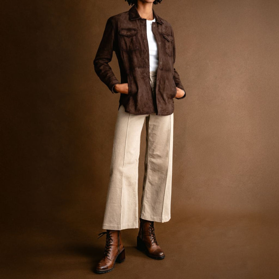 Dakota Shirt Jacket | Brown