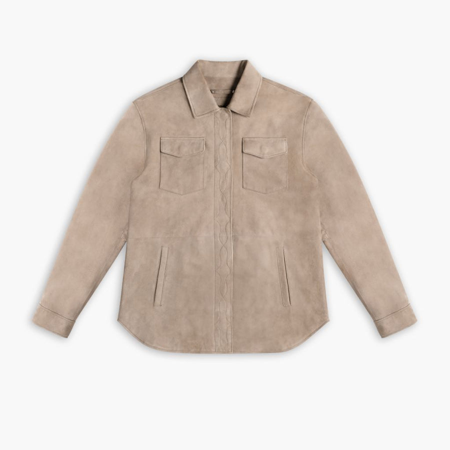 Dakota Shirt Jacket | Taupe