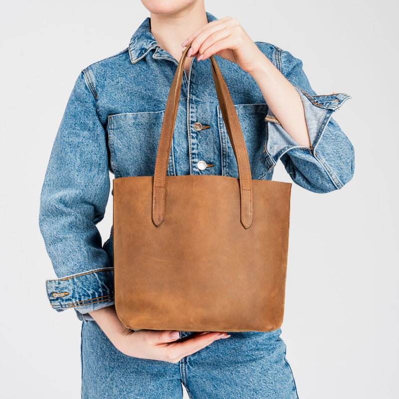 Everyday Tote | Vintage Cognac (S)