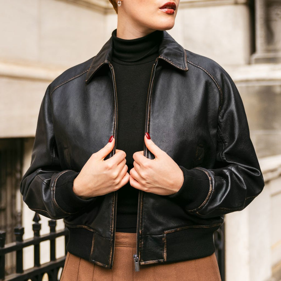 Major League Jacket | Black Mocha