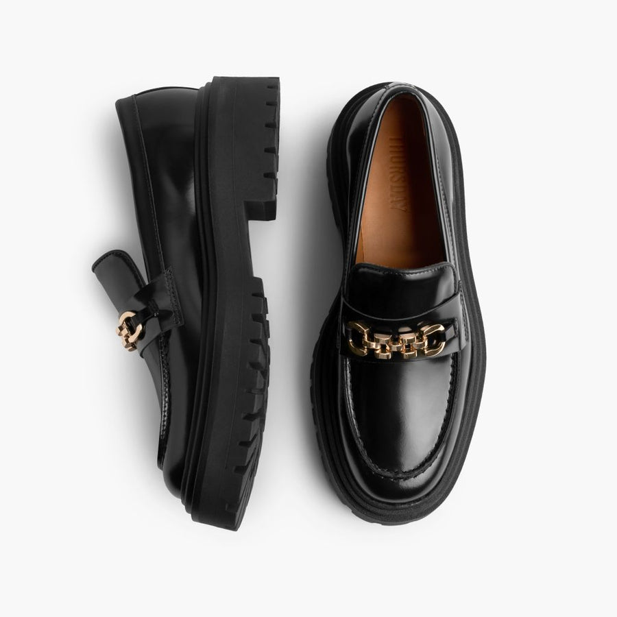 Penny Platform | Black & Gold Link