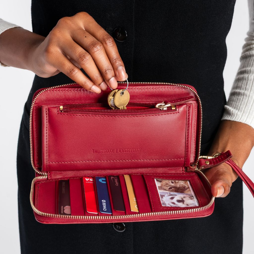 Wallet Wristlet | Red