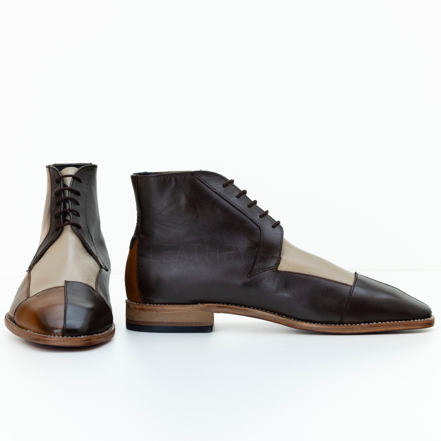 The Meyer | Tri-Tone Chukka Boots