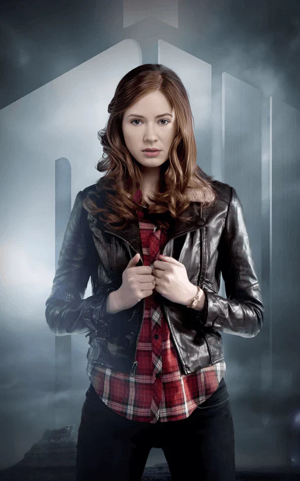 Doctor Who Amy Pond Brown Jacket
