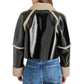 Women's Fur Original Leather Cropped Jacket