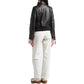 Women's Dsqusred2 Bomber Leather Jacket