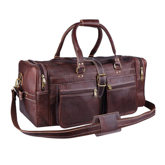 Premium Brown Luxury Duffel Bag