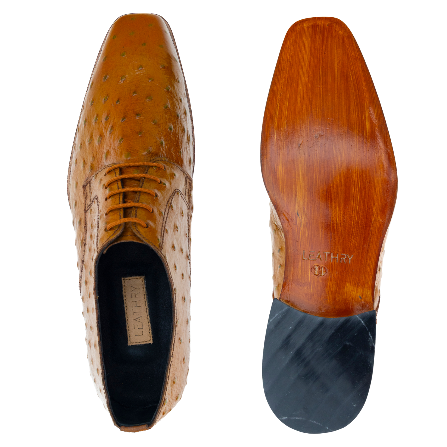 The Rainer | Ostrich Tan Derby
