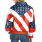 Women's American Flag Leather Jacket