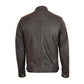 Men's Brown Ethan Classic Leather Biker Jacket