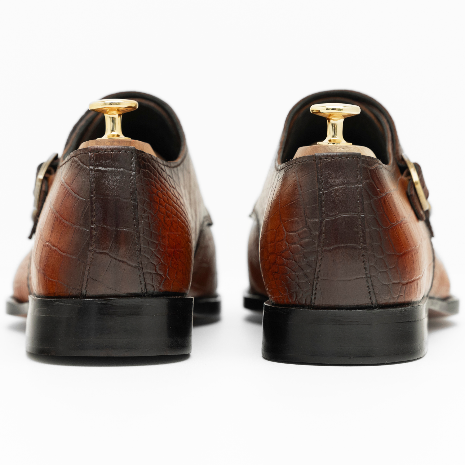 The Olander | Crocodile Embossed Calfskin