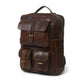 Premium Leather Backpack with Multiple Pockets