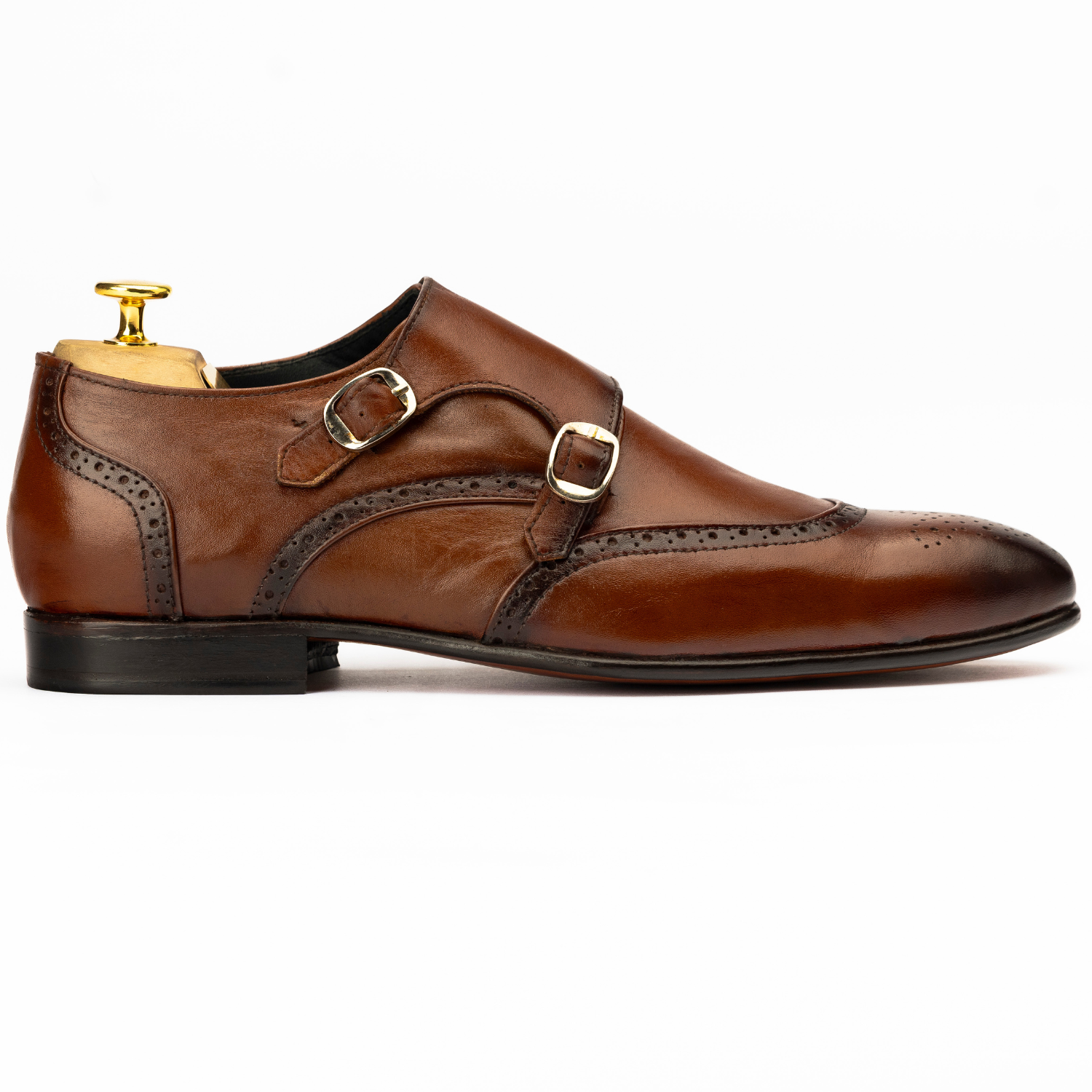 The Davis | Brogue Monk Strap
