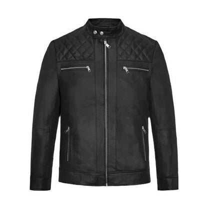 Men's Black Mirage Leather Jacket