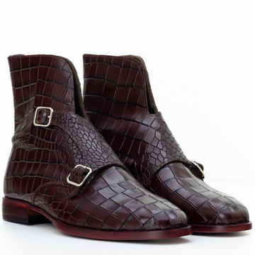 The Hardy | Double Monk Ankle Boots