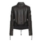 Women's Dsqusred2 Bomber Leather Jacket