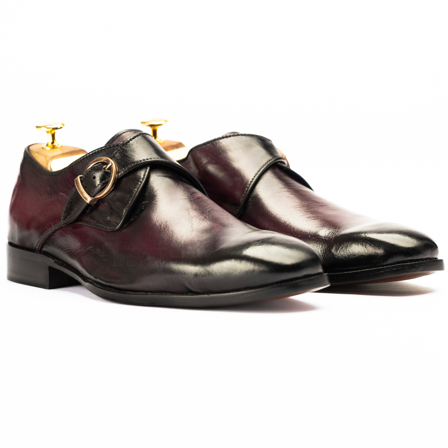 The Darien | Purple Patina Monk Strap