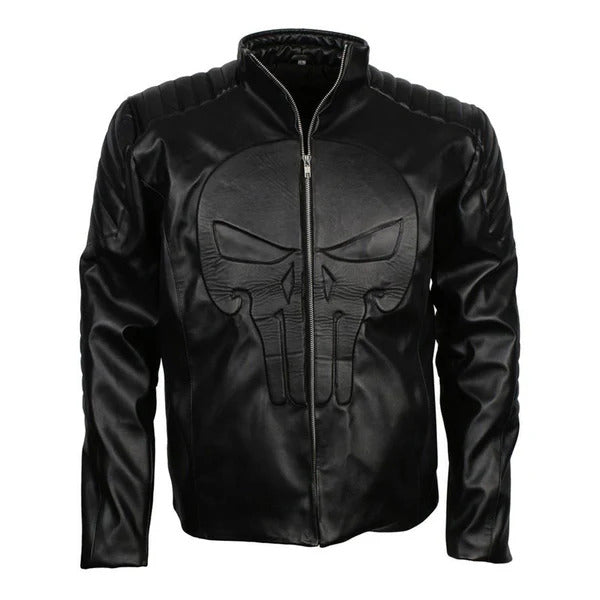 Punisher Thomas Jane Skull Leather Jacket