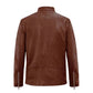 Men's Brown Eclipse Leather Jacket