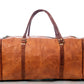 Full Grain Leather Weekender Duffel Bag