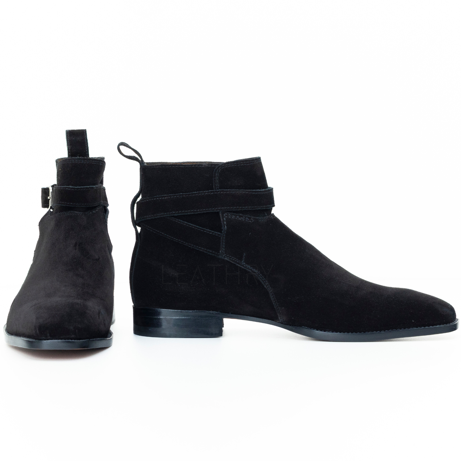 The Nolan | Black Buckle Boots