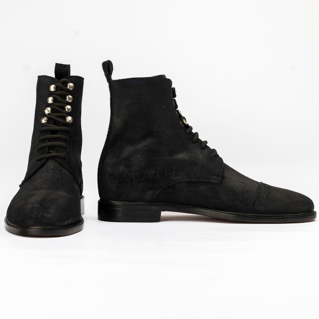 The Cormac | Black Suede Derby