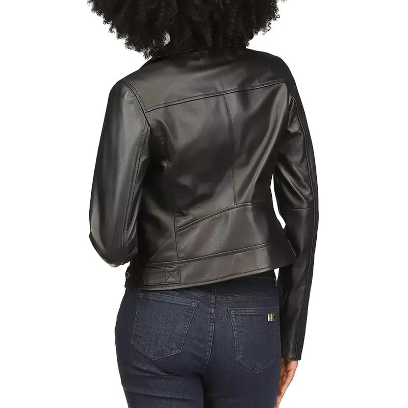 Women's Michael Kors Moto Leather Jacket