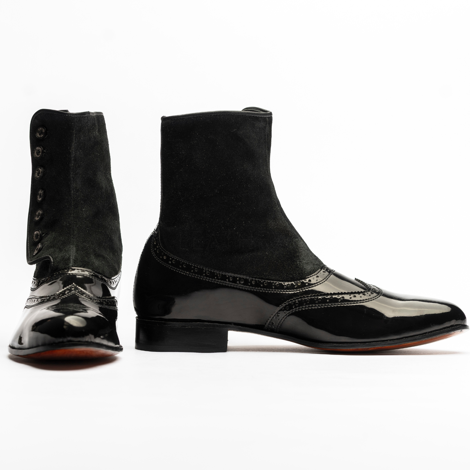 The Harlan | Patent Leather Ankle Boots