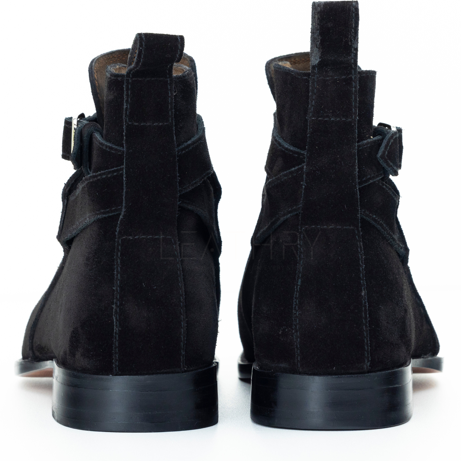 The Nolan | Black Buckle Boots