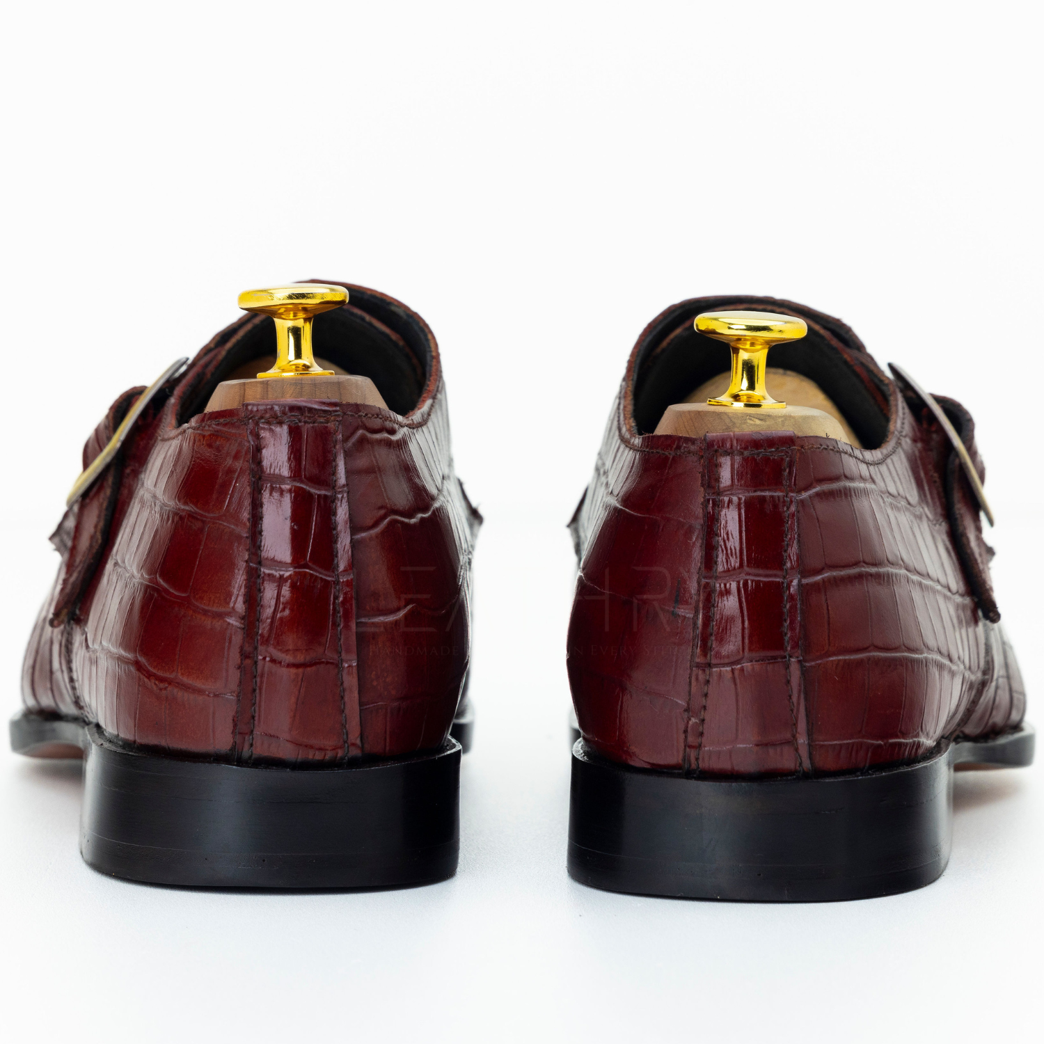 The Ogden | Alligator Texture Monk Strap