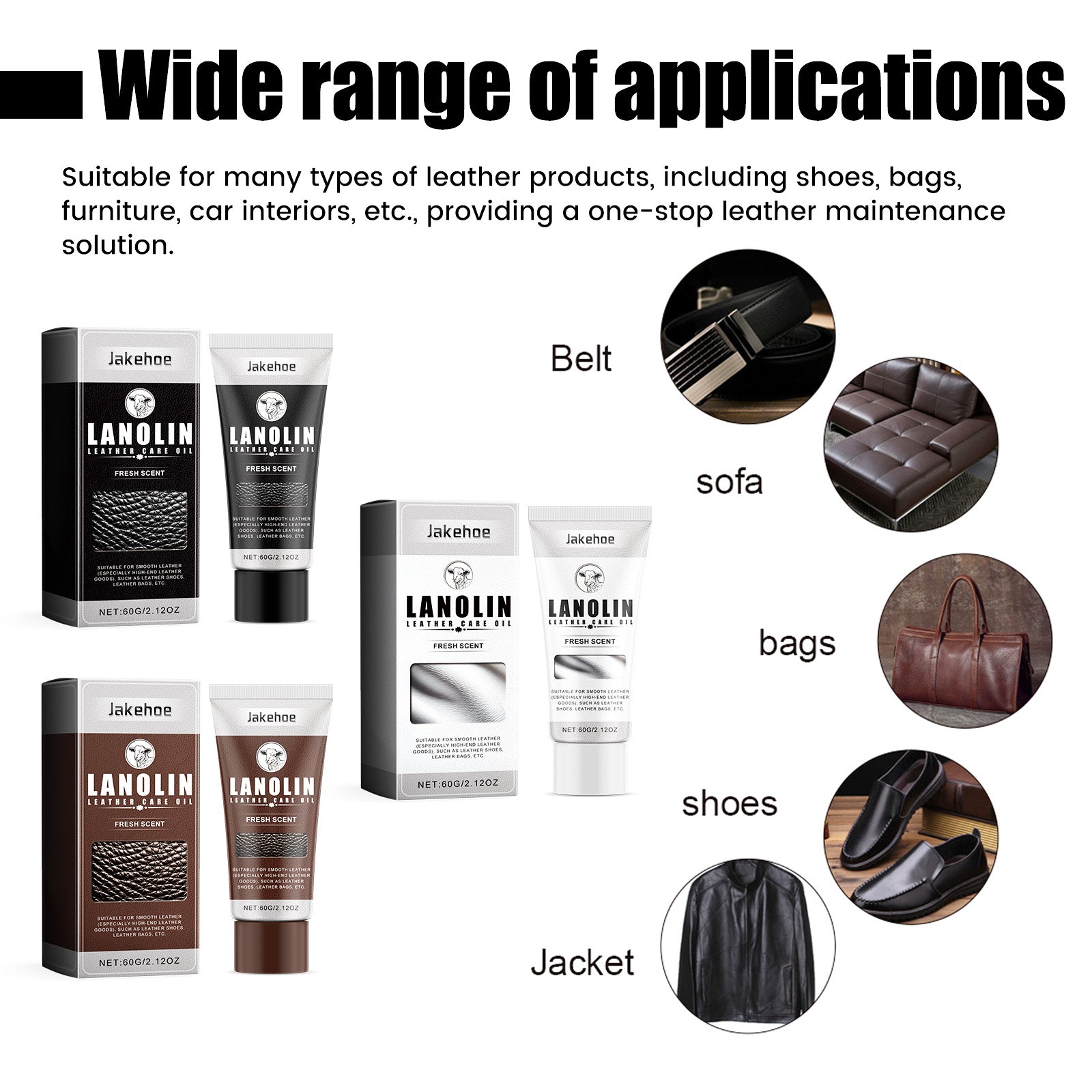 Shoe Leather Bag Chair Care Wax Oil, Polish Series Leather Care Leather Care Leather Goods Decontamination