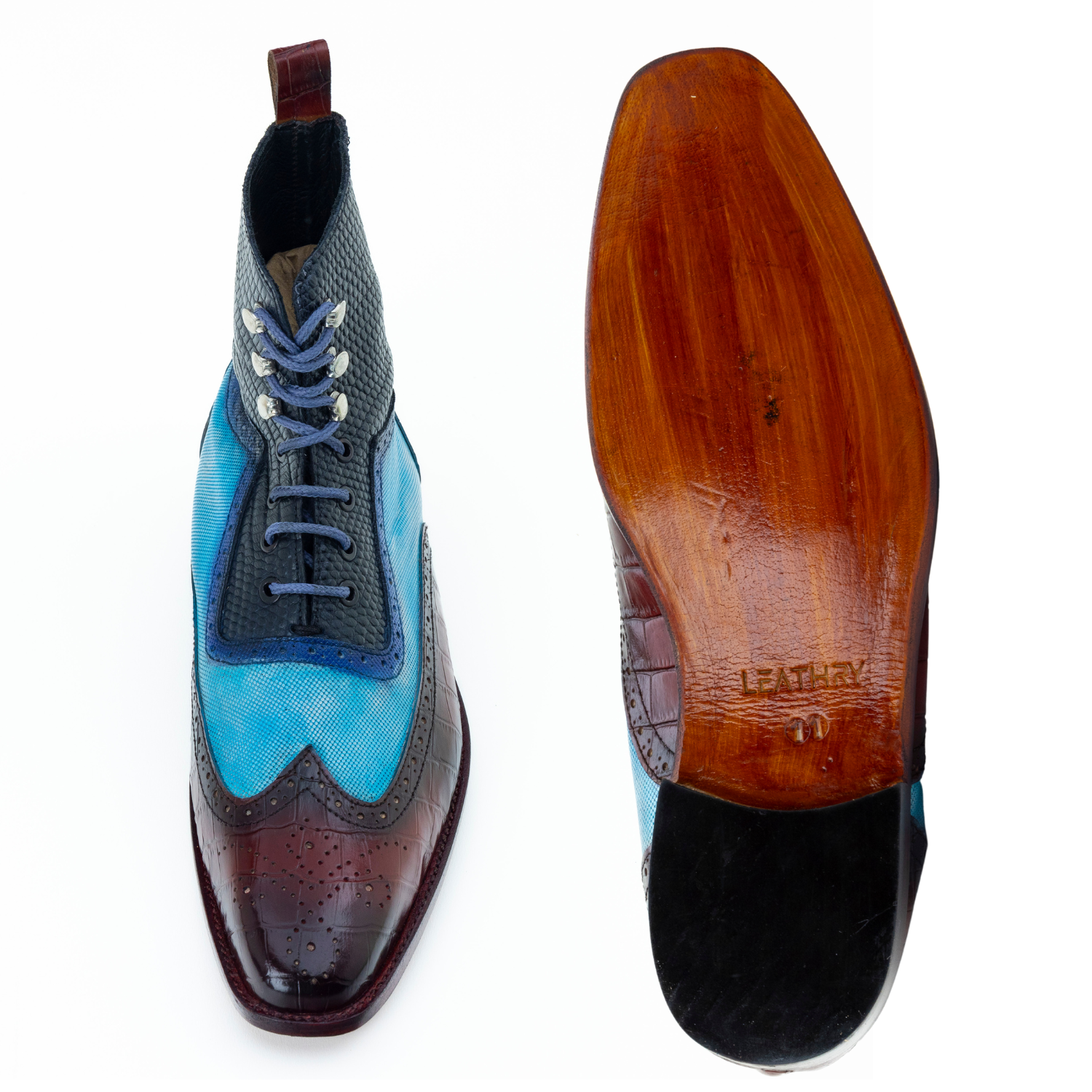 The Roald | Three Tone Wingtip