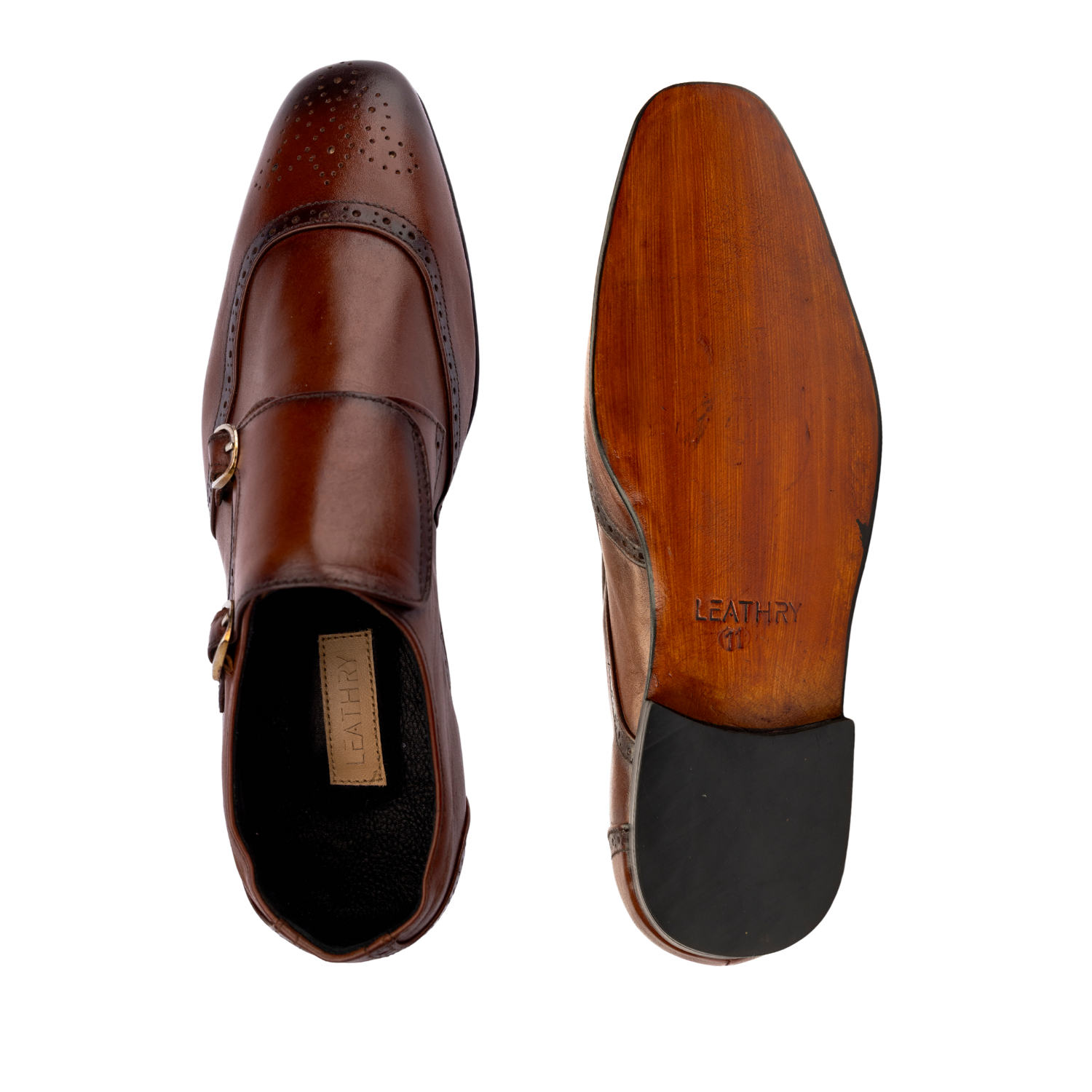The Davis | Brogue Monk Strap