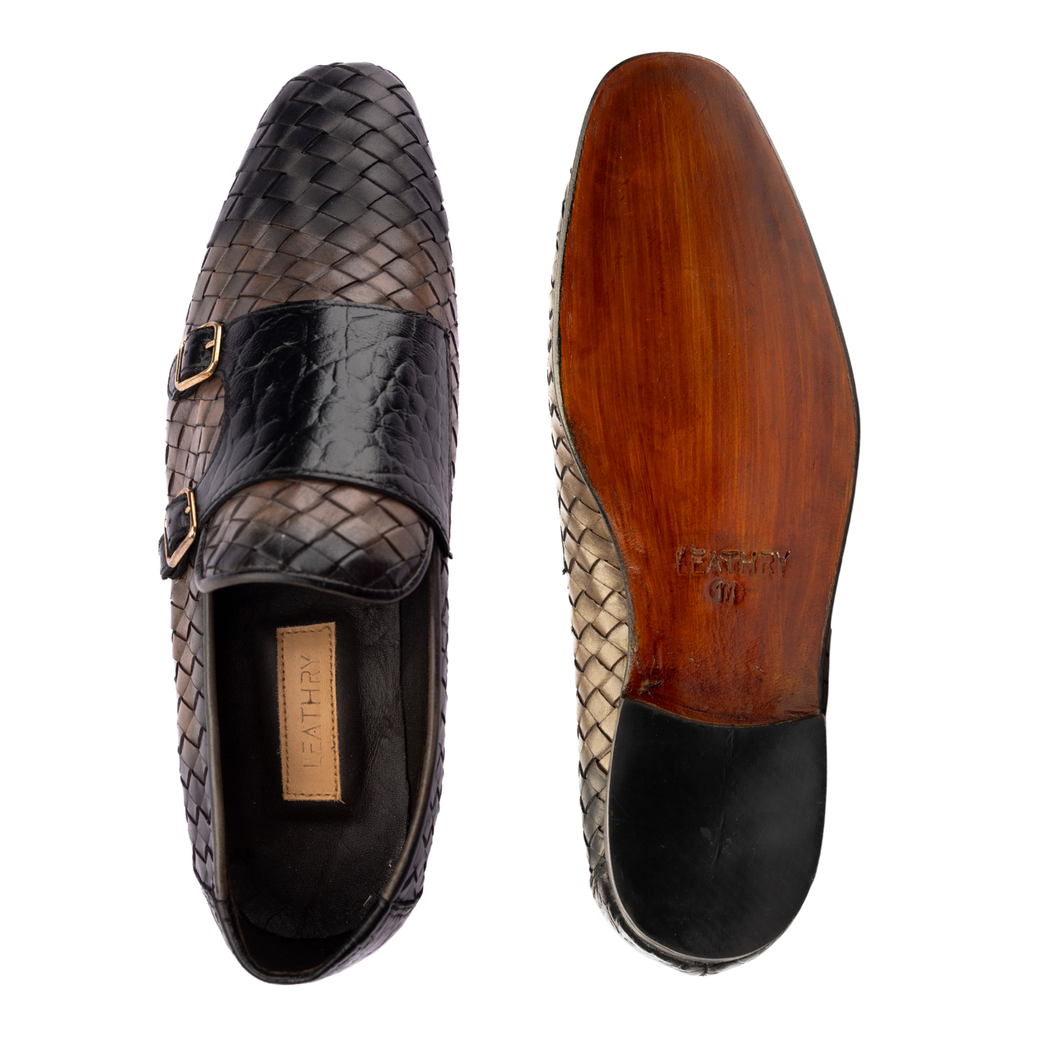 The Prescott | Woven & Croc Embossed