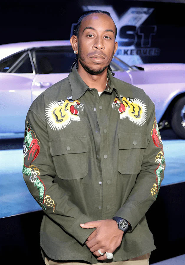 Fast X 2023 Ludacris Green Cotton Jackets (Inspired Style)