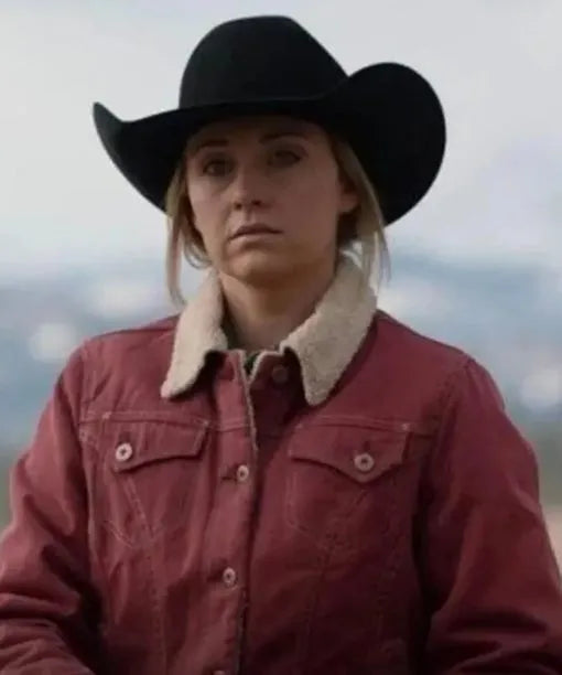 Heartland Amber Marshall Red Jacket (Inspired Style)