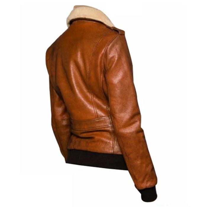 Men's Brown Dominic's Bomber Leather Jacket