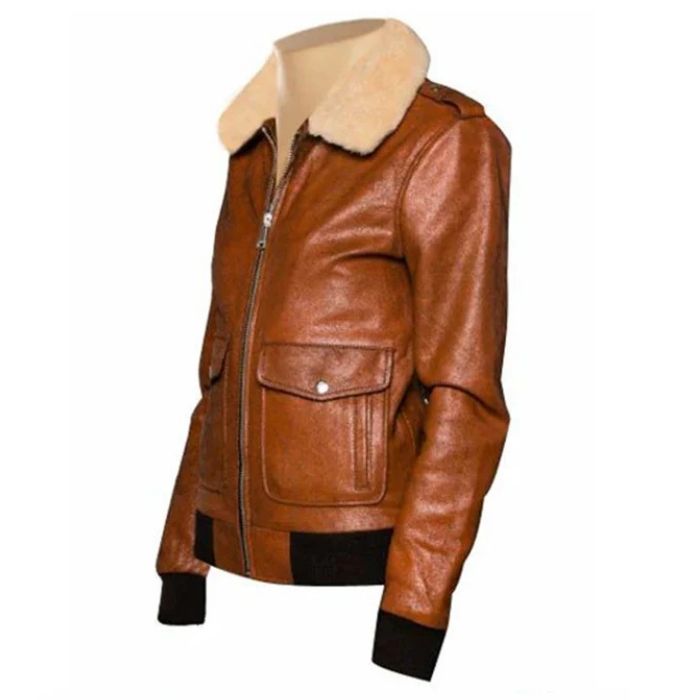 Men's Brown Dominic's Bomber Leather Jacket