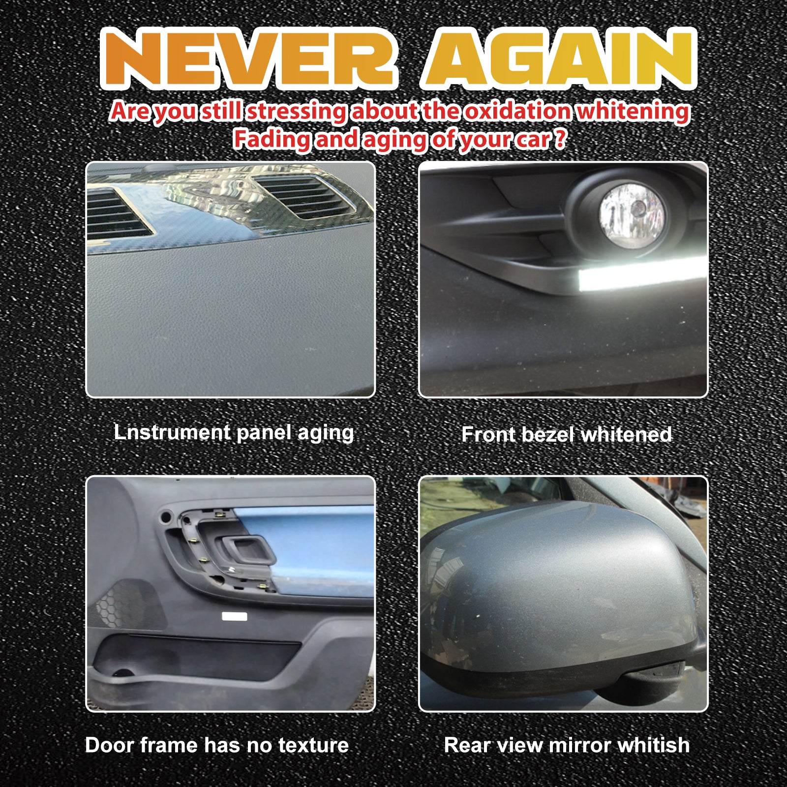 Plastics Repair Agent, Car Leather Seat Interior Polishing Decontamination Cleaning And Refurbishing Agent