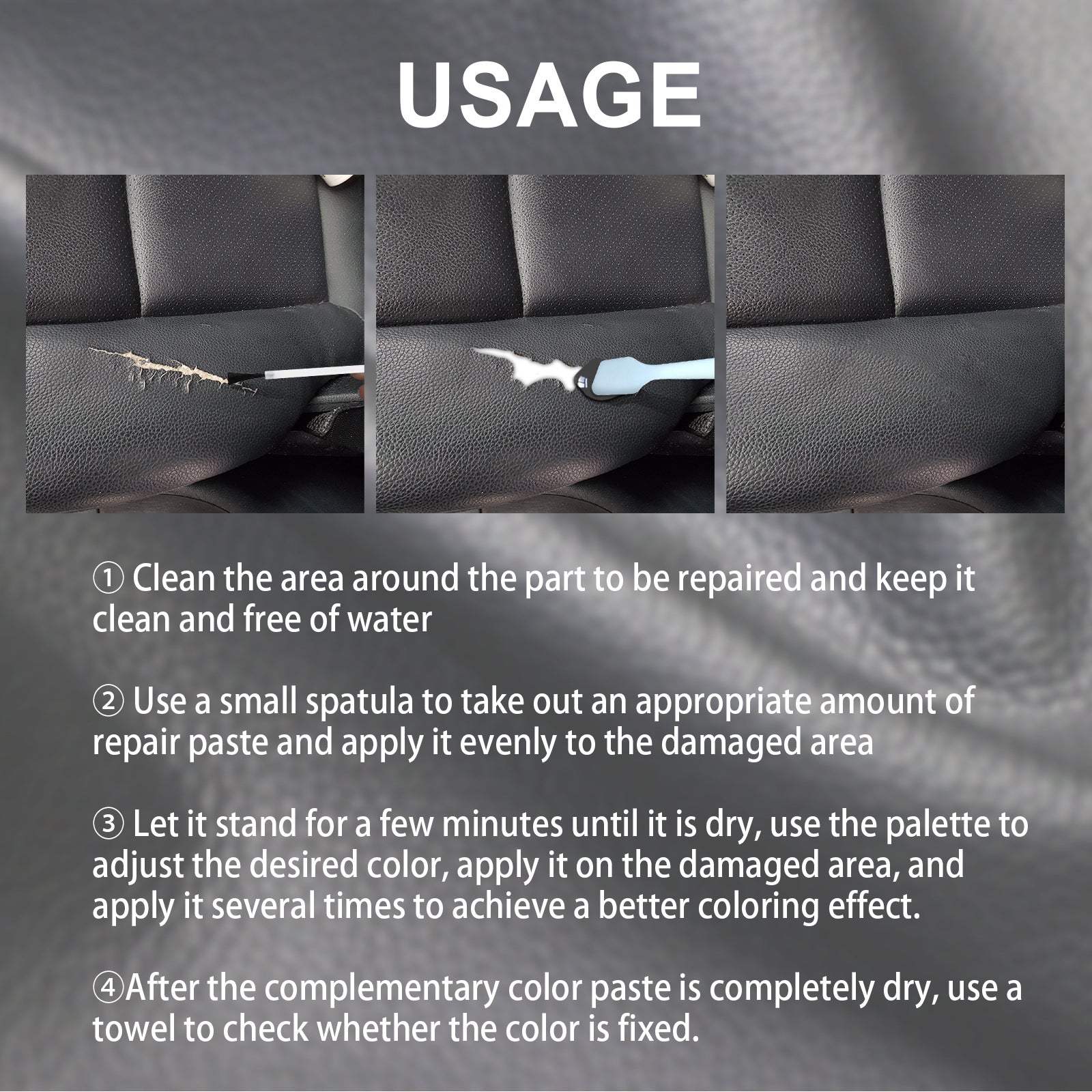 Rayhong Leather Color Repair Cream (Coffee Color) Leather Garment Scratch And Crack Repair Cream Leather Car Leather Seat And Sofa Repair Cream