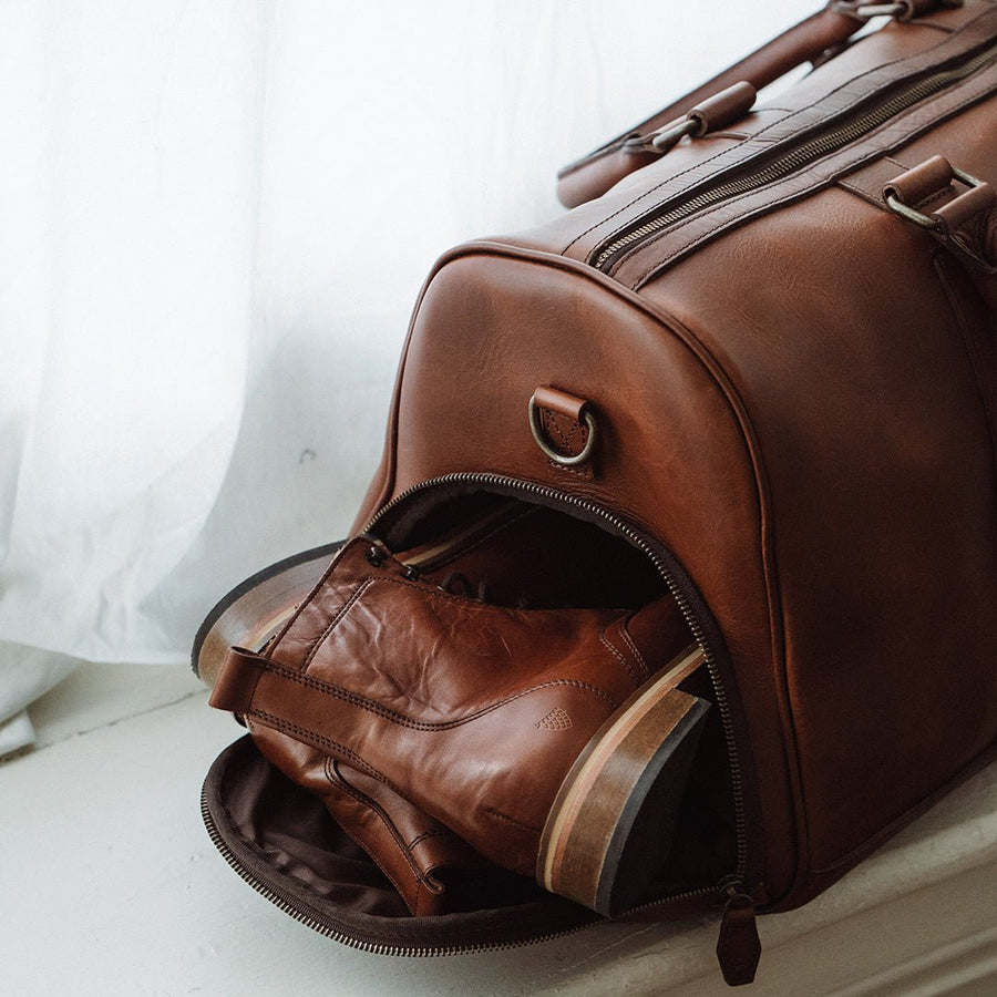 Jefferson Leather Duffle Bag | Elderwood